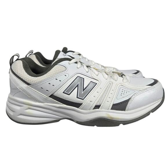 New Balance Sneakers Mens 8 401 V2 Athletic Walking Shoes‎ White Gray Leather main image 9